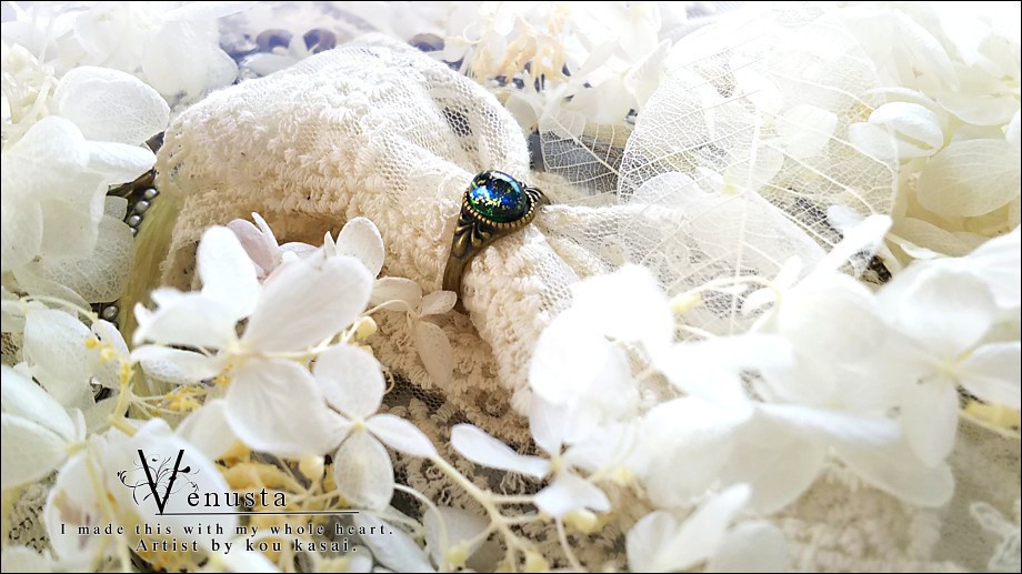 *ドラゴンズブレスオパールのヴィンテージリング*