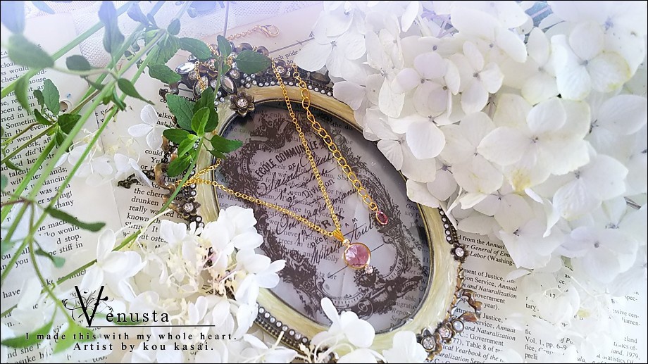 *ローズのヴィンテージシャネルネックレス*