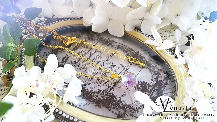 *ヴァイオレットのヴィンテージシャネルネックレス*