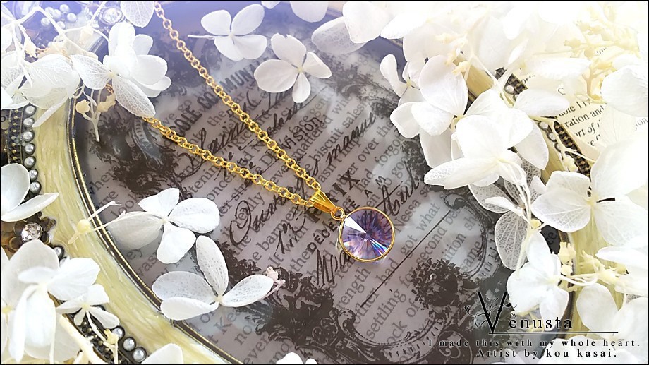 *ヴァイオレットのヴィンテージシャネルネックレス*