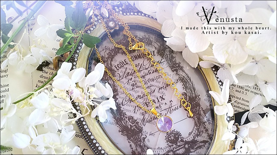 *ヴァイオレットのヴィンテージシャネルネックレス*