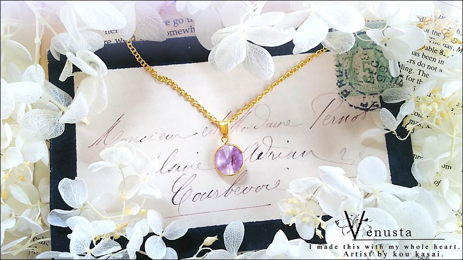 *ヴァイオレットのヴィンテージシャネルネックレス*