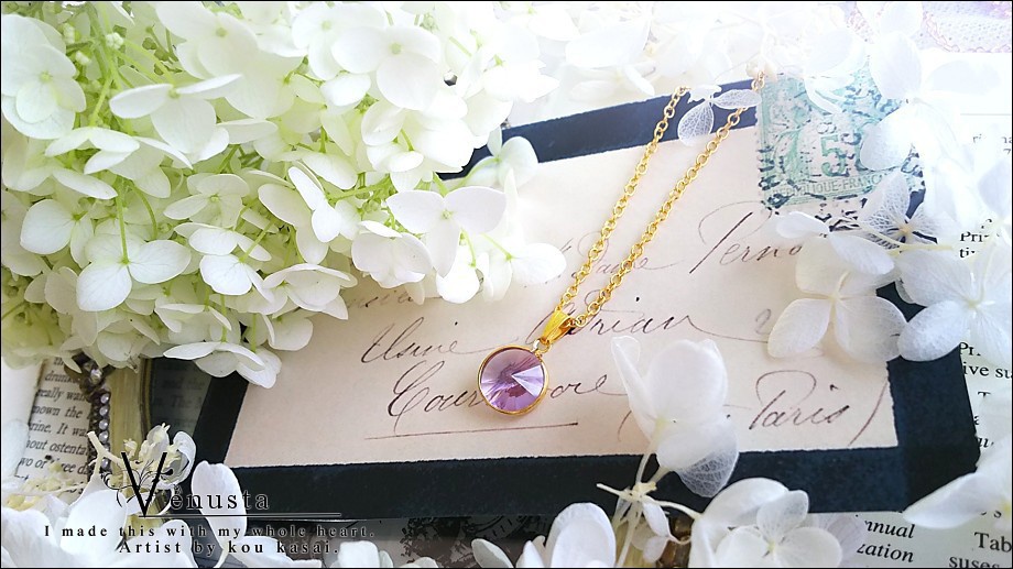 *ヴァイオレットのヴィンテージシャネルネックレス*