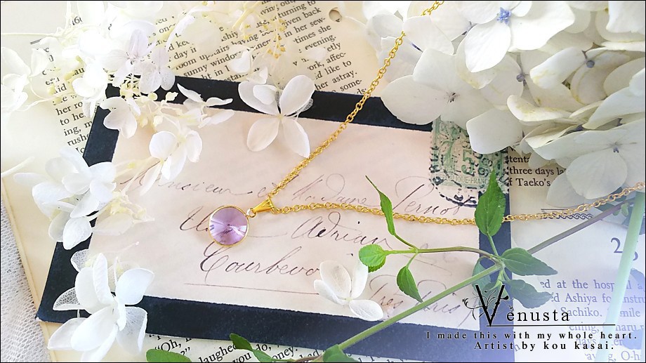 *ヴァイオレットのヴィンテージシャネルネックレス*