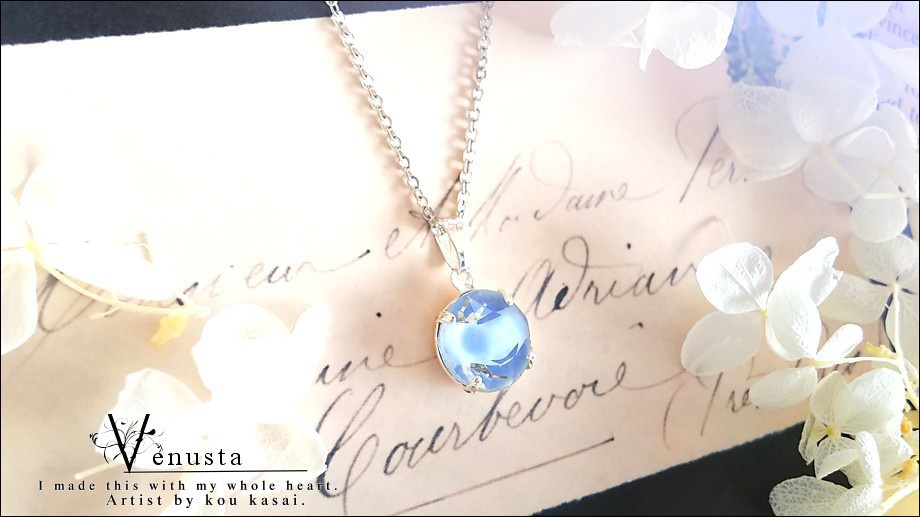 *セット/ローズ&ライトサファイアのヴィンテージギブレ*