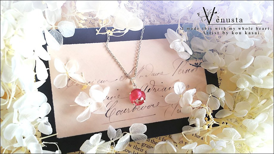 *セット/ローズ&ライトサファイアのヴィンテージギブレ*