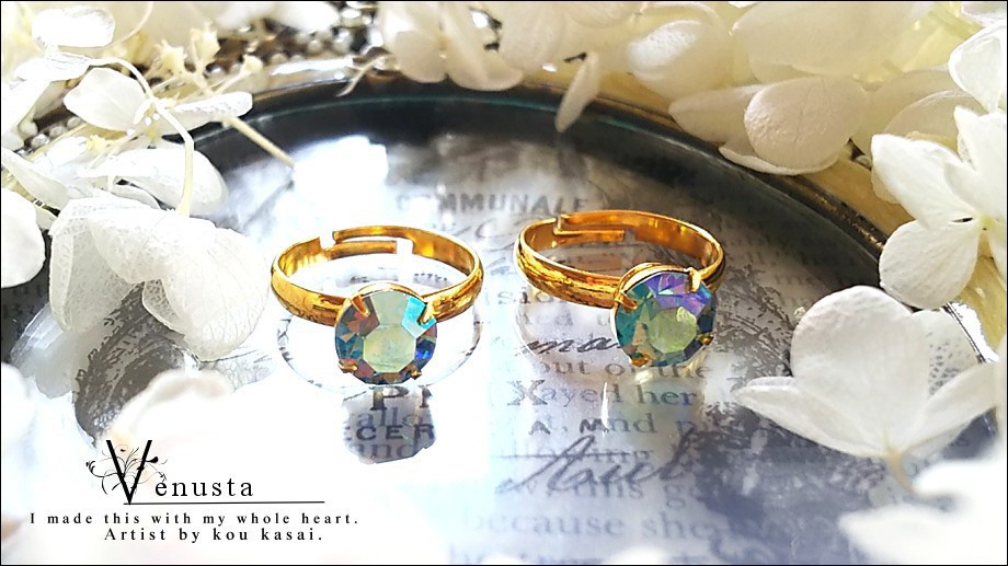 *セット/夢色の宝石たち-ヴィンテージスワロフスキー-*