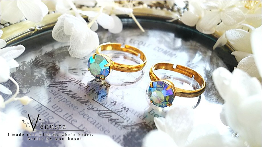 *セット/夢色の宝石たち-ヴィンテージスワロフスキー-*