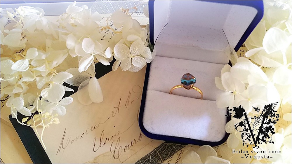 *一粒鉱石リングネックレス*