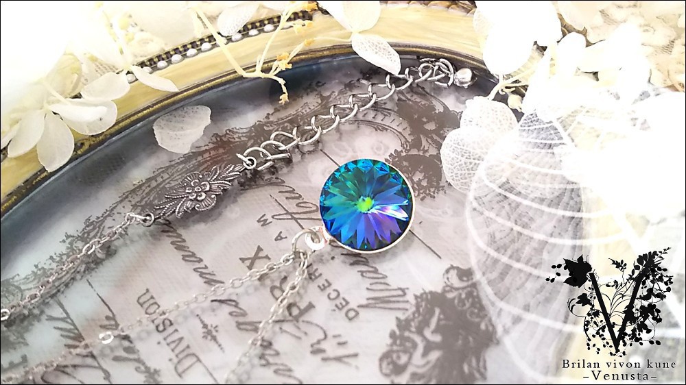 *秘石の装飾品-メリディアンブルー/リヴォリ-*