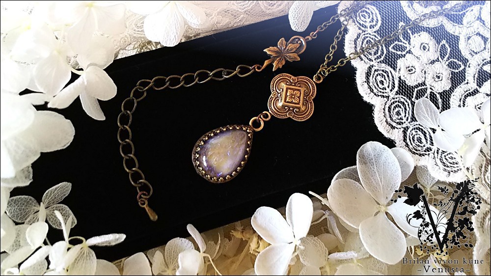 *ブルーシラーが美しいドラゴンズブレス タンザナイトネックレス-Vintage-*