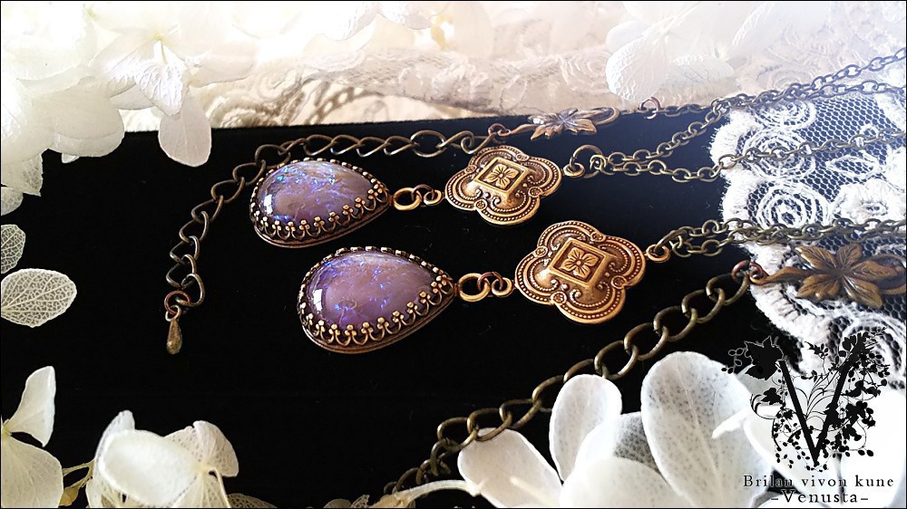 *ブルーシラーが美しいドラゴンズブレス タンザナイトネックレス-Vintage-*