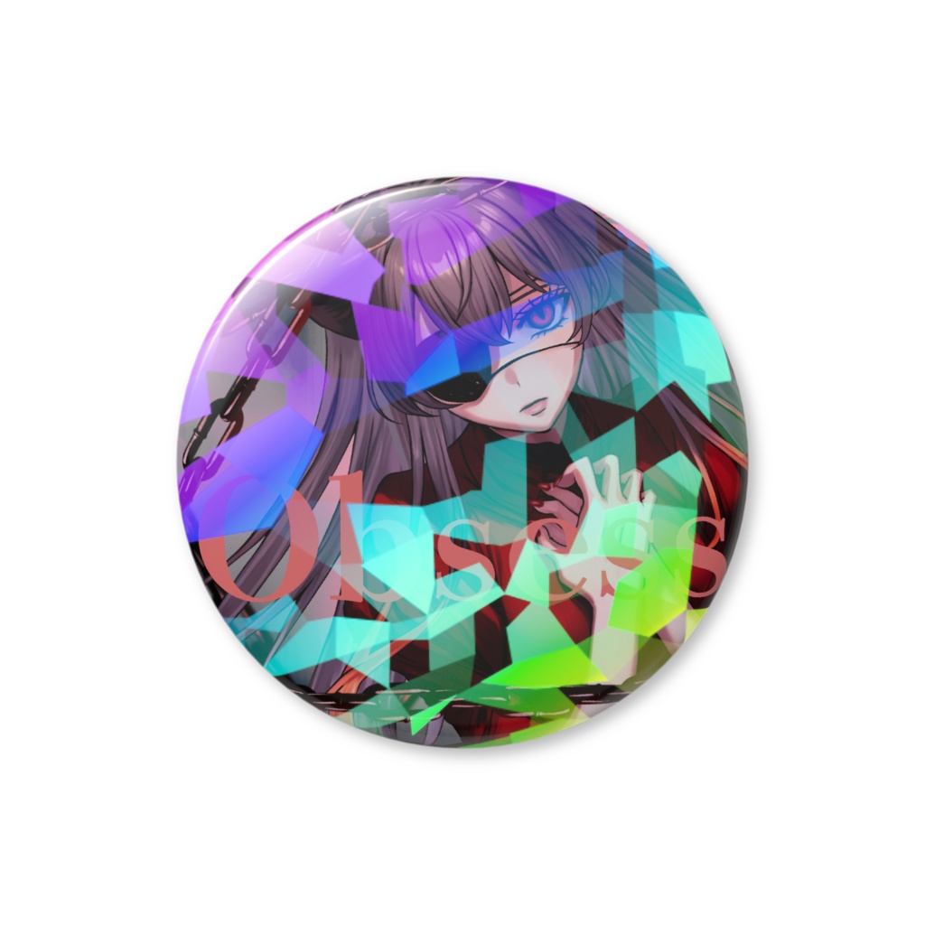 Obsess缶バッチ