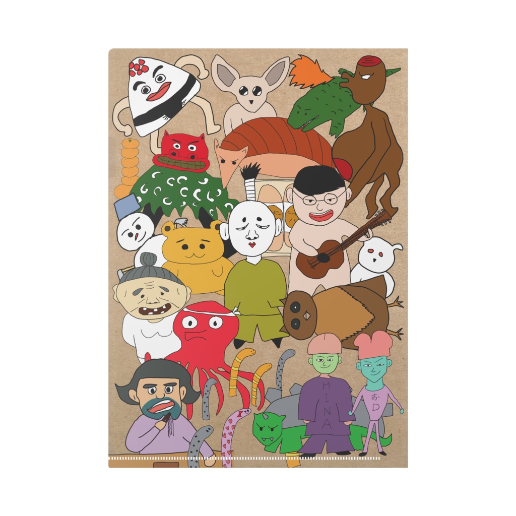 ナオキ画伯 クリアファイル