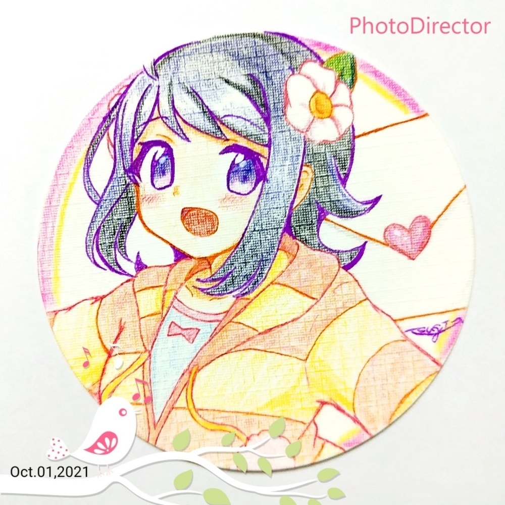 二次創作手描きイラストコースター