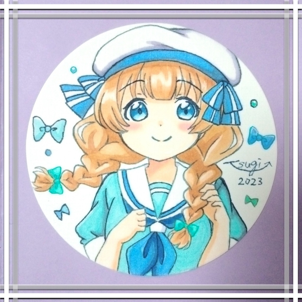 オリジナル手描きコースター