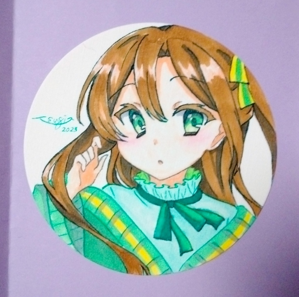 オリジナル手描きコースター