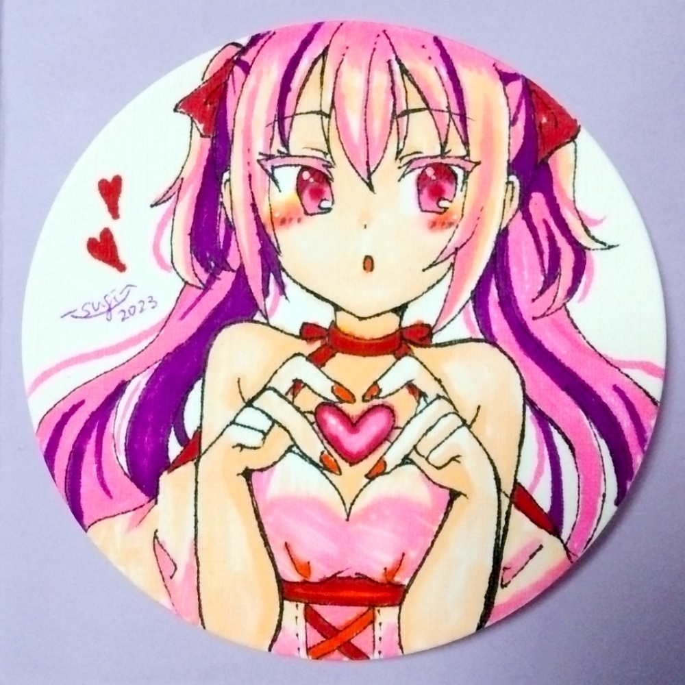 オリジナル手描きコースター