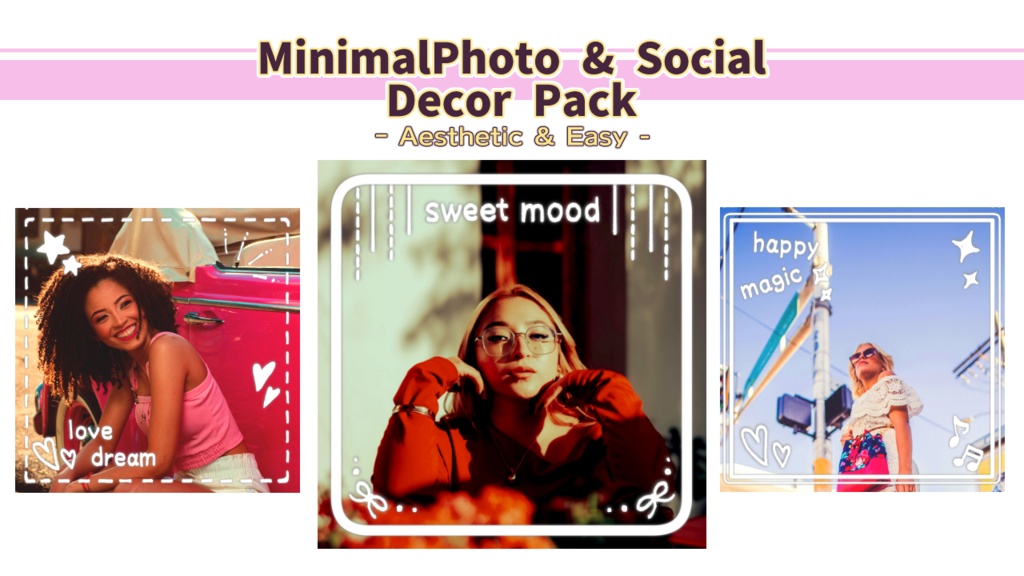 SNS用オーバーレイ素材