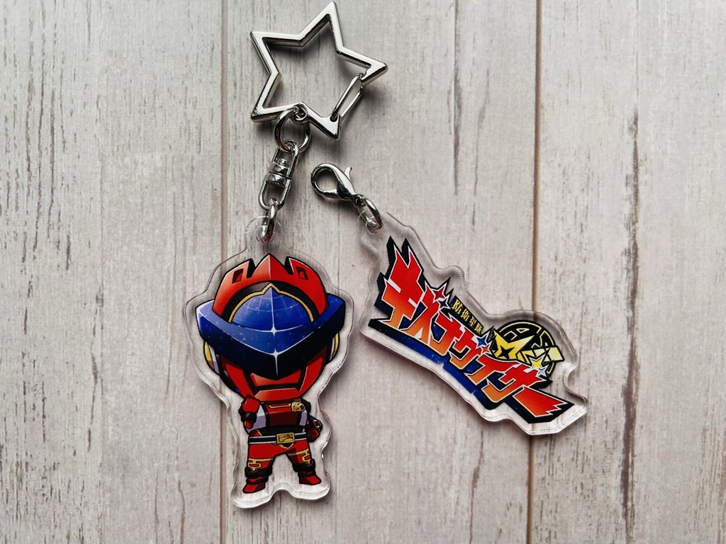 アクリルキーホルダー　キズナアカツキ＆ロゴ