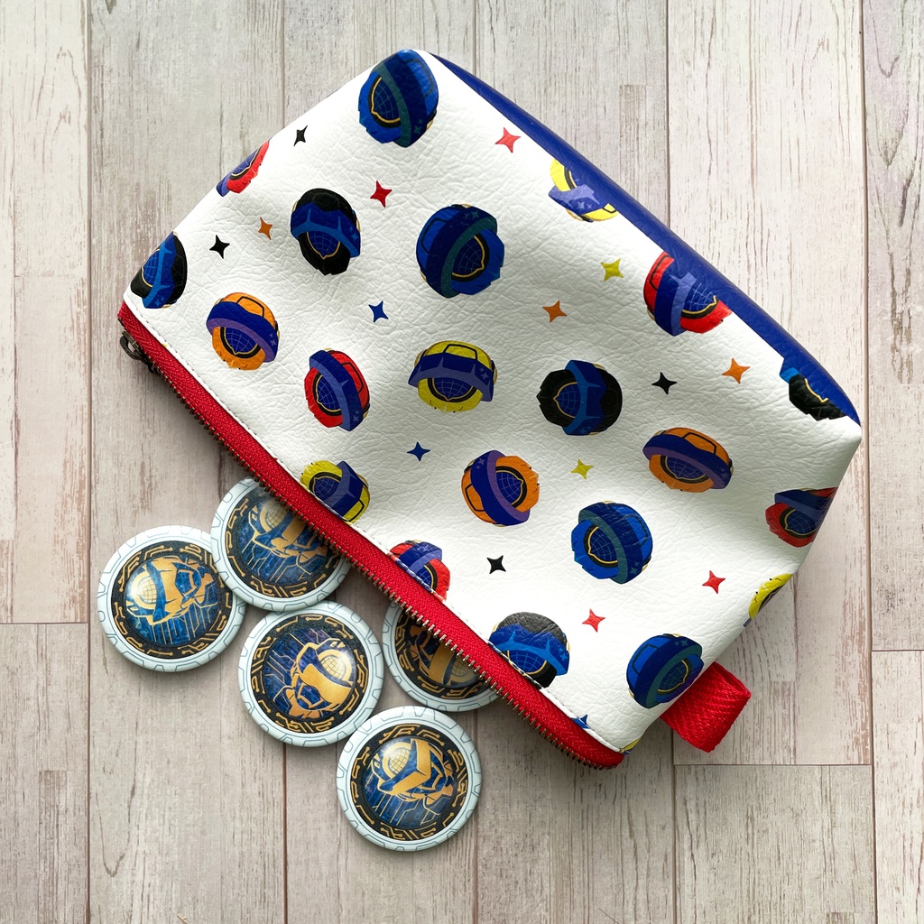 キズナゲイザー ミニキャラ総柄ポーチ