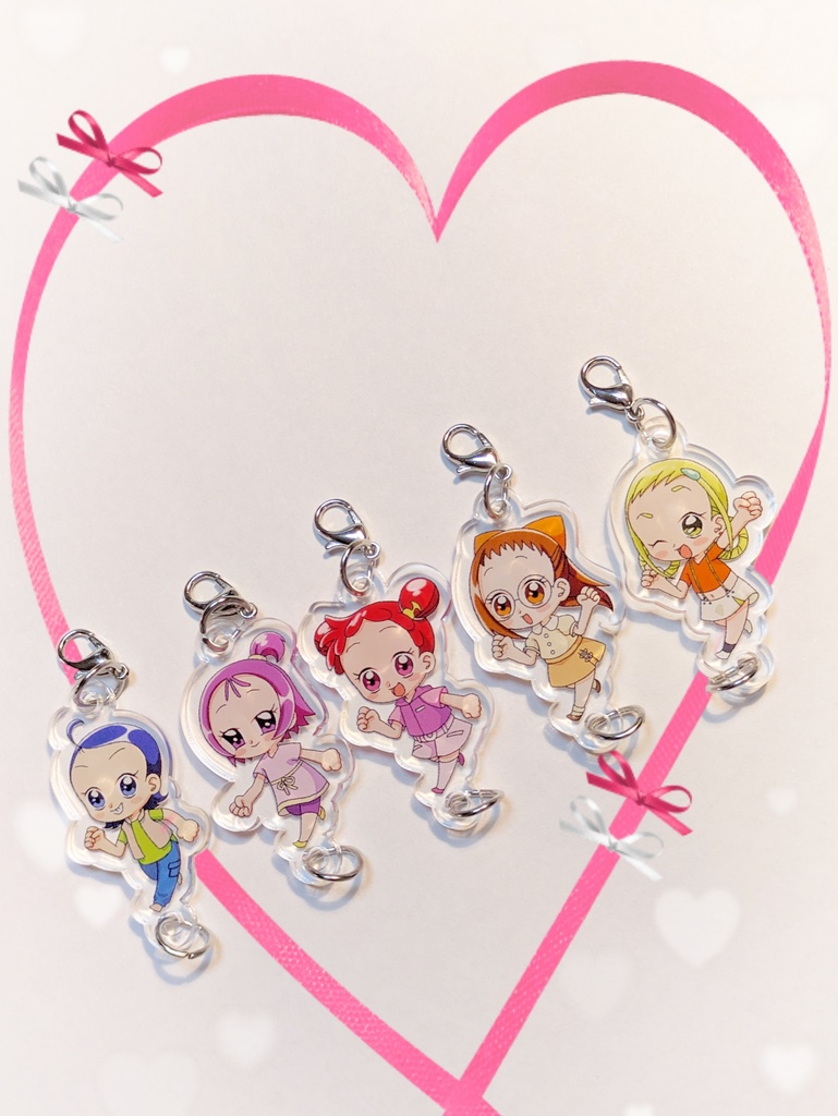 5人そろえばゴキゲン！アクリルキーホルダー