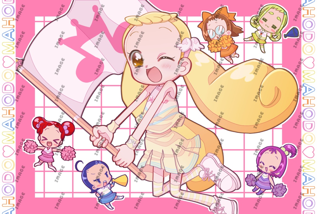 チア魔女ポストカード