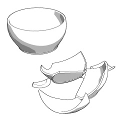 ≪割れる食器・花瓶≫cs3o
