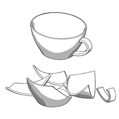 ≪割れる食器・花瓶≫cs3o