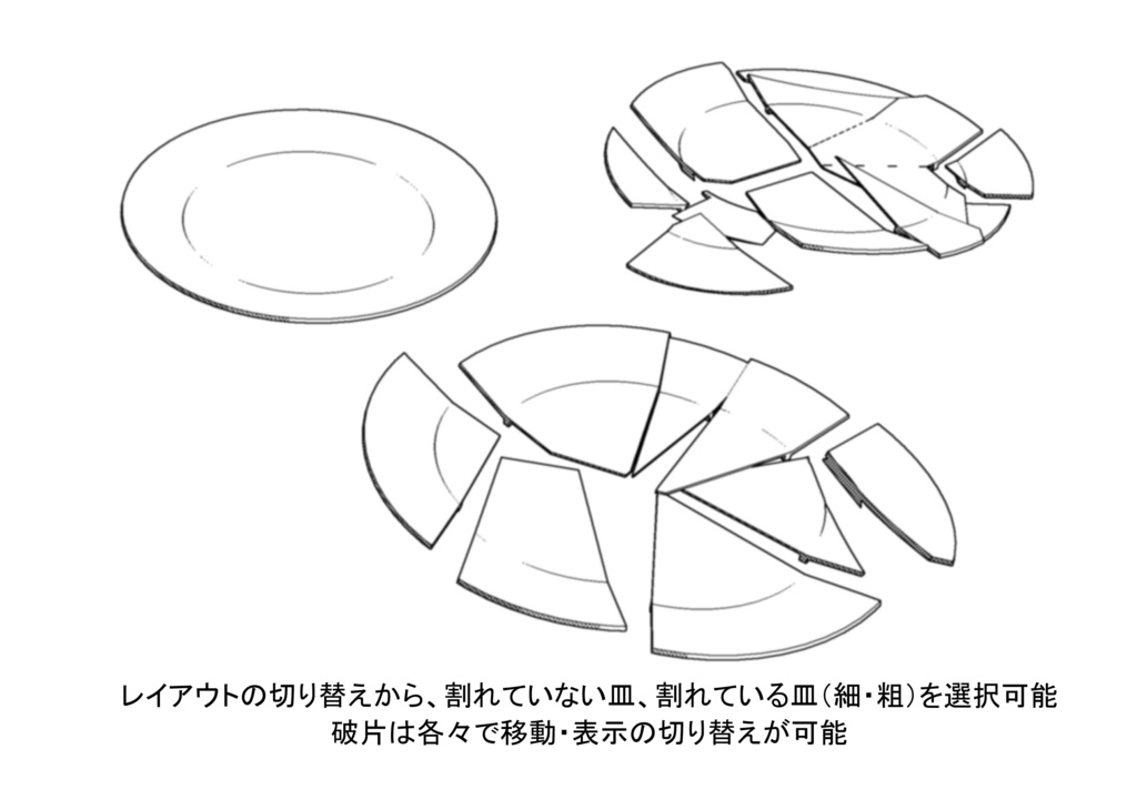 ≪割れる食器・花瓶≫cs3o