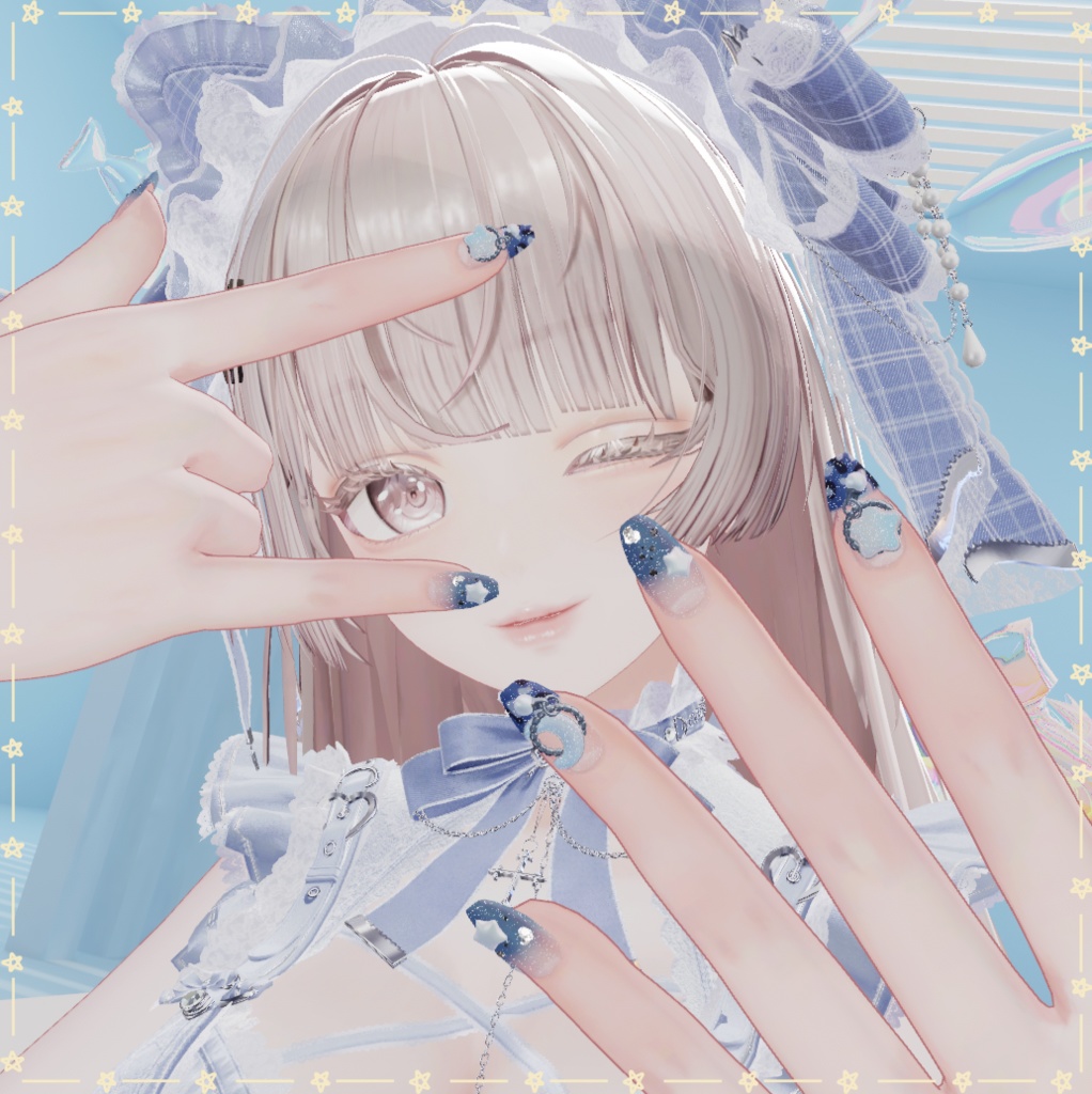 🪙 GW SALE -30% 🪙 【Galaxy Pearl Dream Nail】🌌