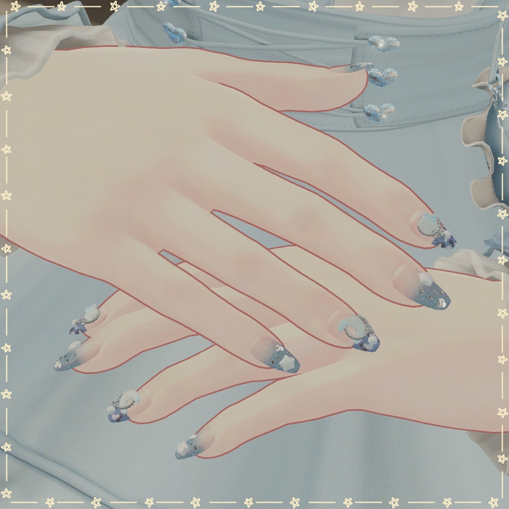 【Galaxy Pearl Dream Nail】🌌