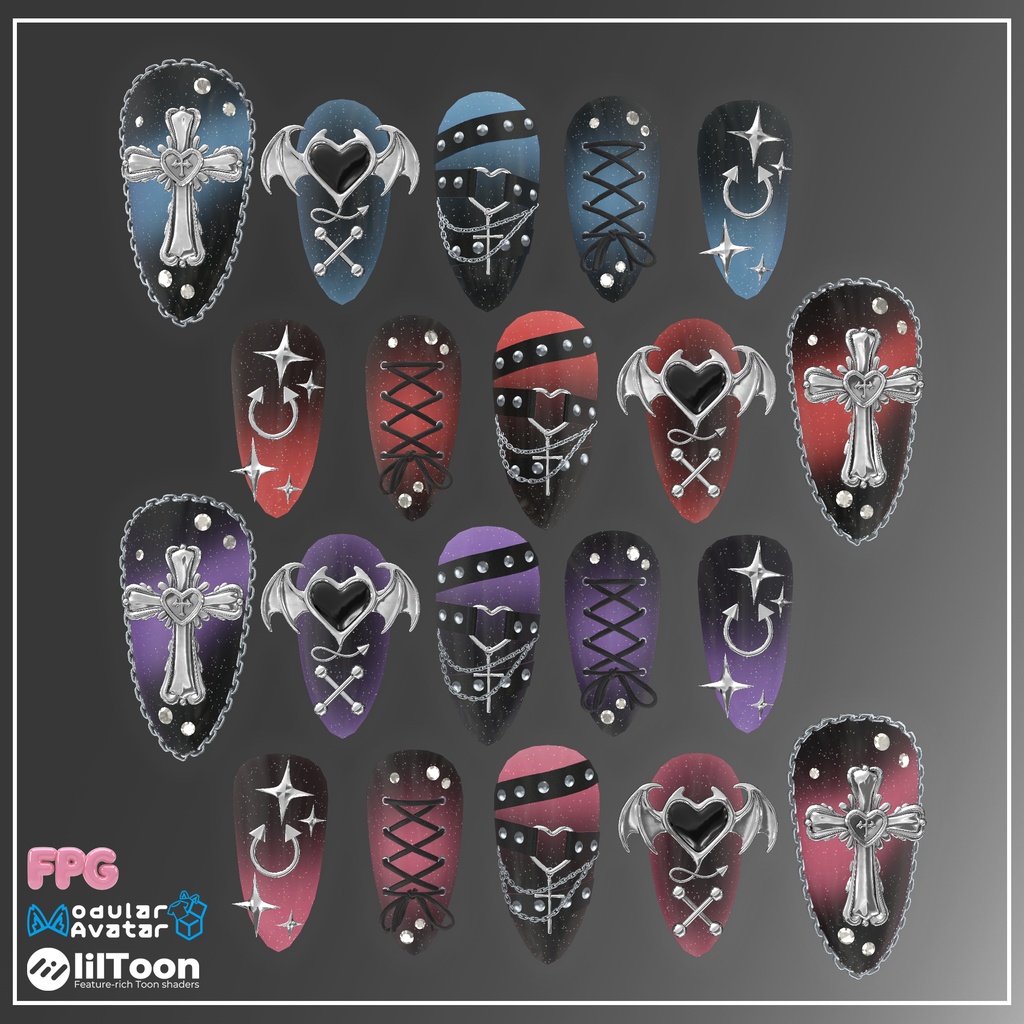 【Villain's Choker Nail】😈