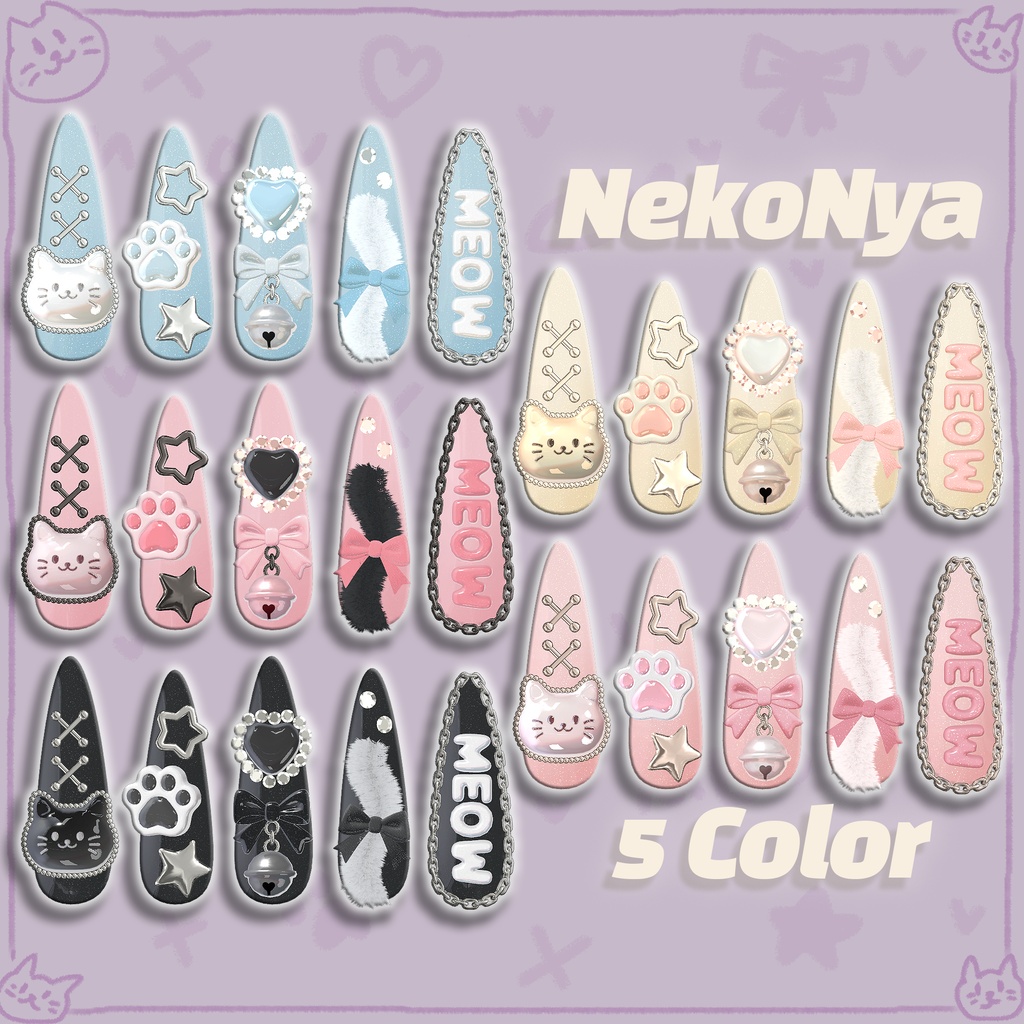 🔥🔥50%SALE🔥🔥【NeKoNya Nail】🐈
