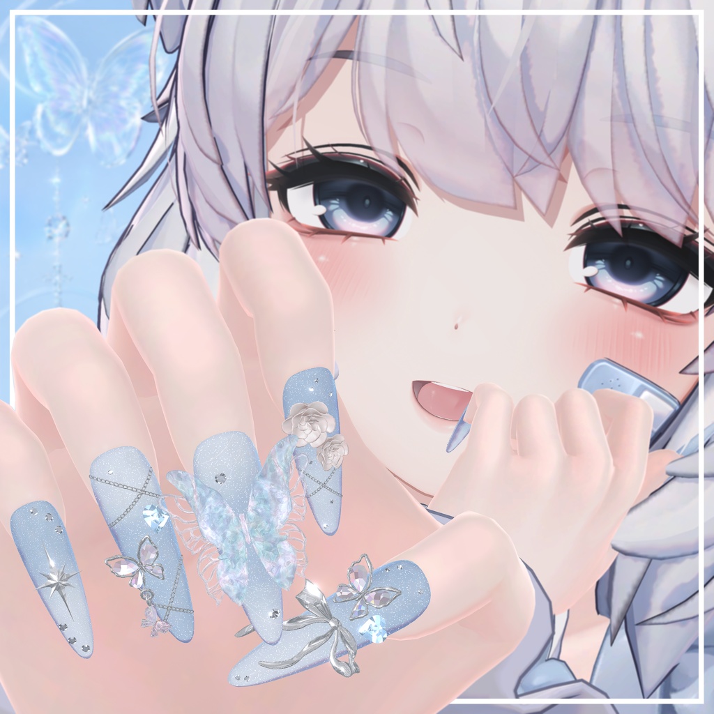 🔥🔥🔥50%HOT SALE🔥🔥🔥【HoneyButterFly Nail】🦋