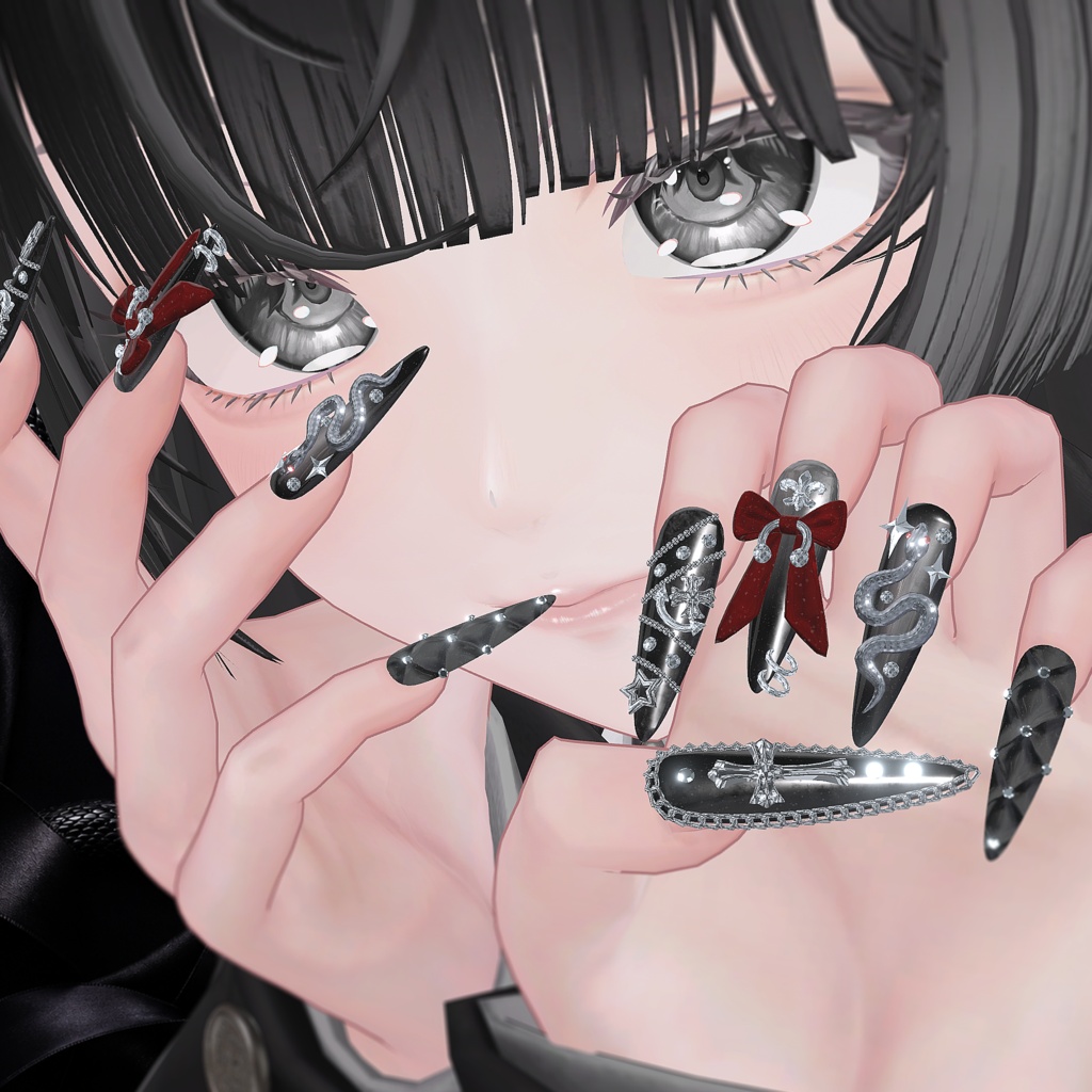 🔥🔥🔥50%HOTSALE🔥🔥🔥【DarkSnake Nail】🐍🎀