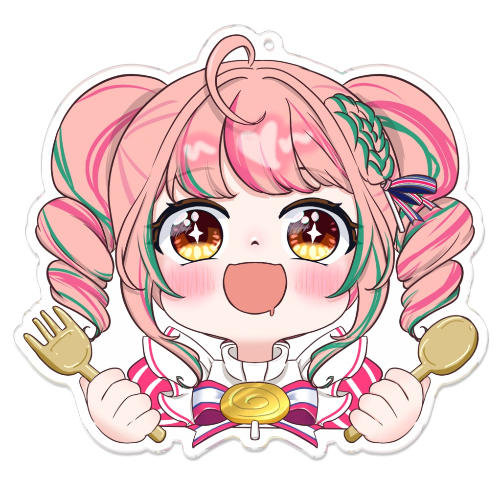 お出かけアクキー(ごはんデート)