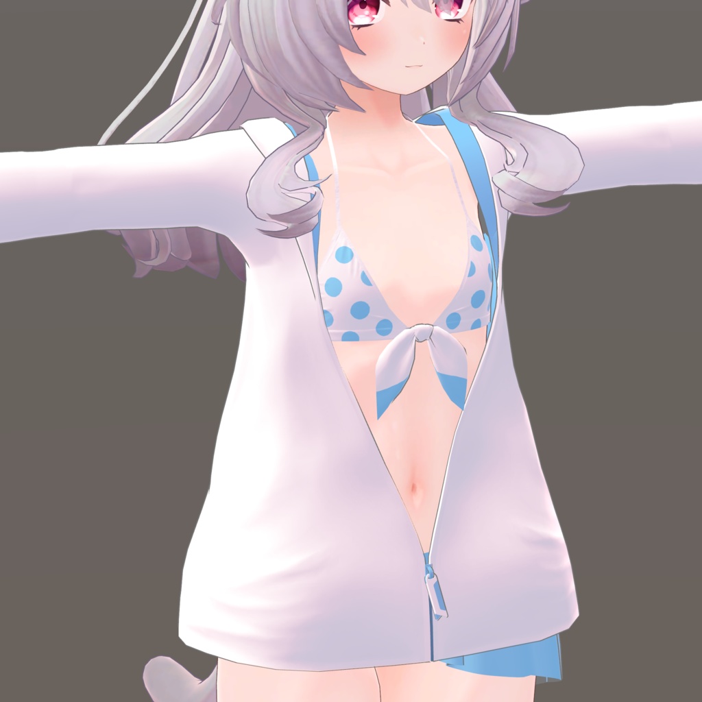 めいゆん用水玉水着