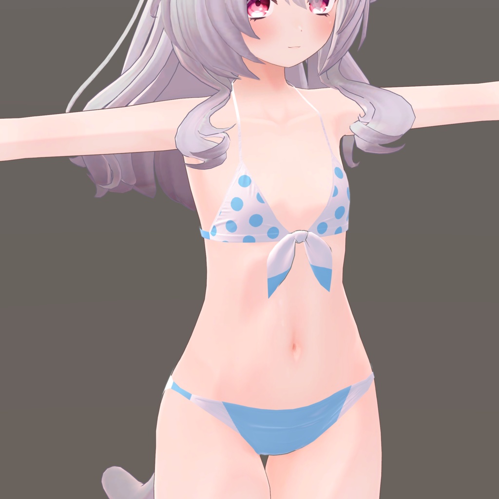 めいゆん用水玉水着