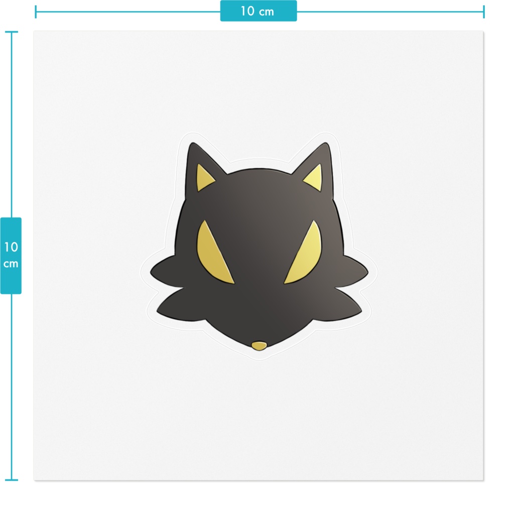 狼エンブレムステッカー
