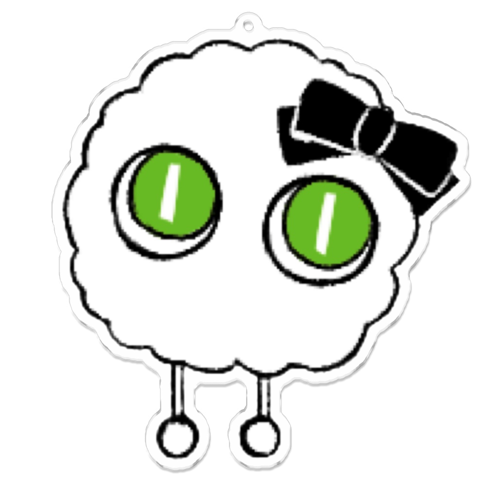 神ぽわちゃんアクリルキーホルダー