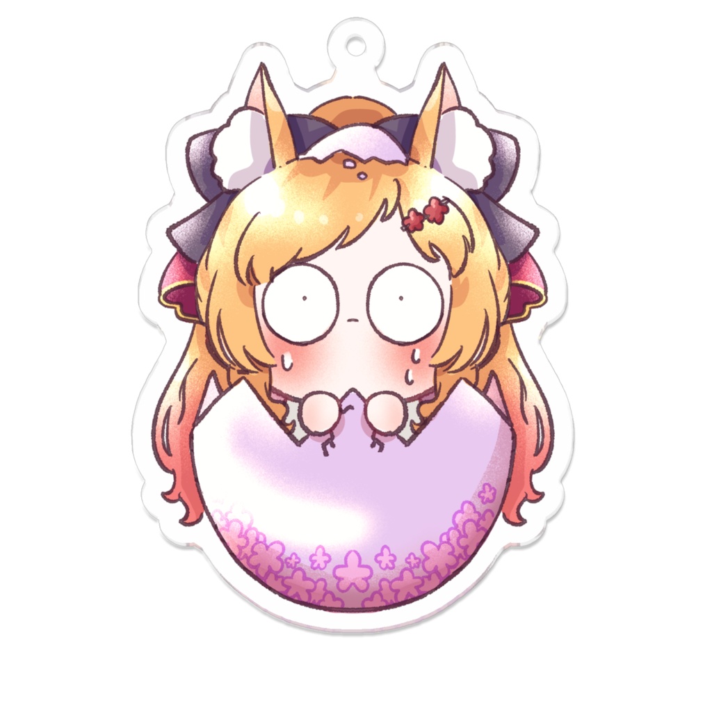 イースターアクリルキーホルダー