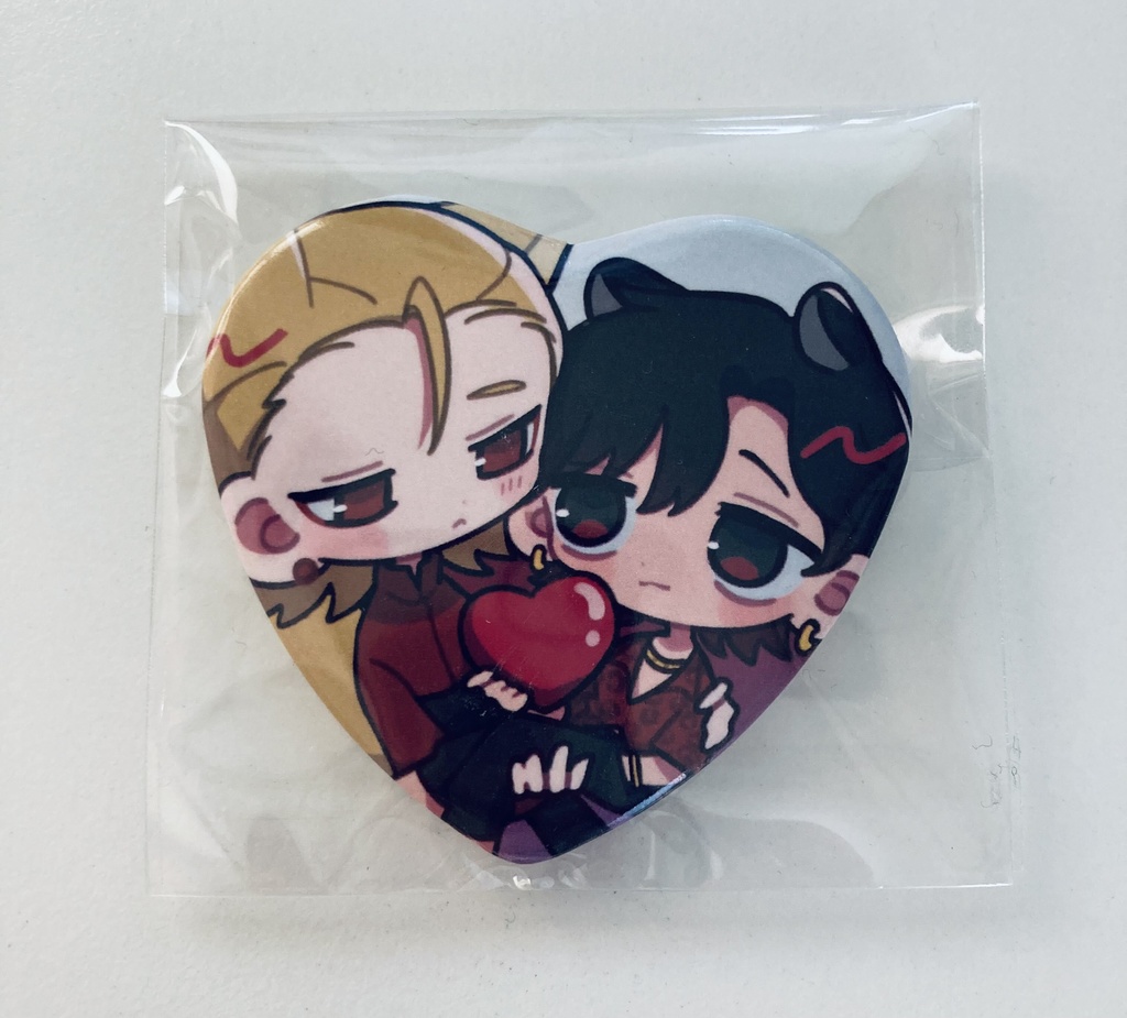 わなながハート缶バッジ