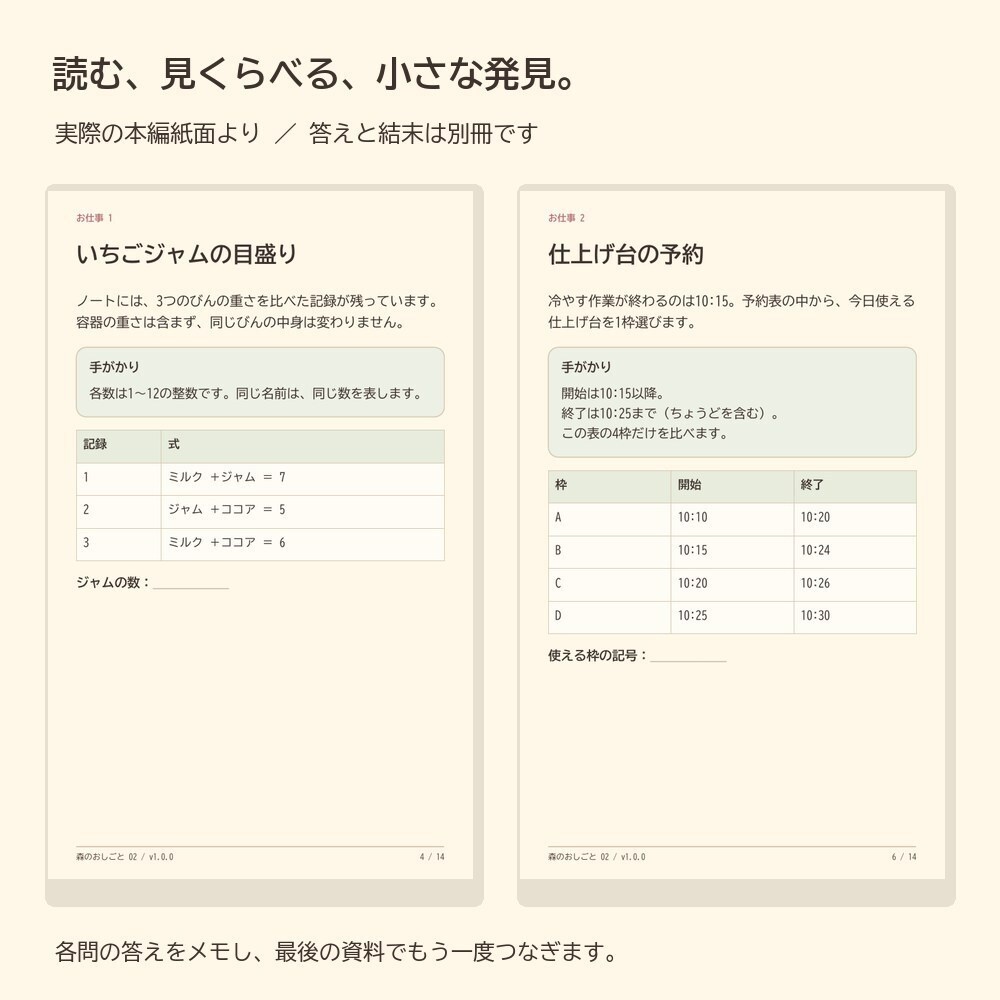ねこのおやつ工房と、なくなったレシピ|ひとり用謎解き絵本