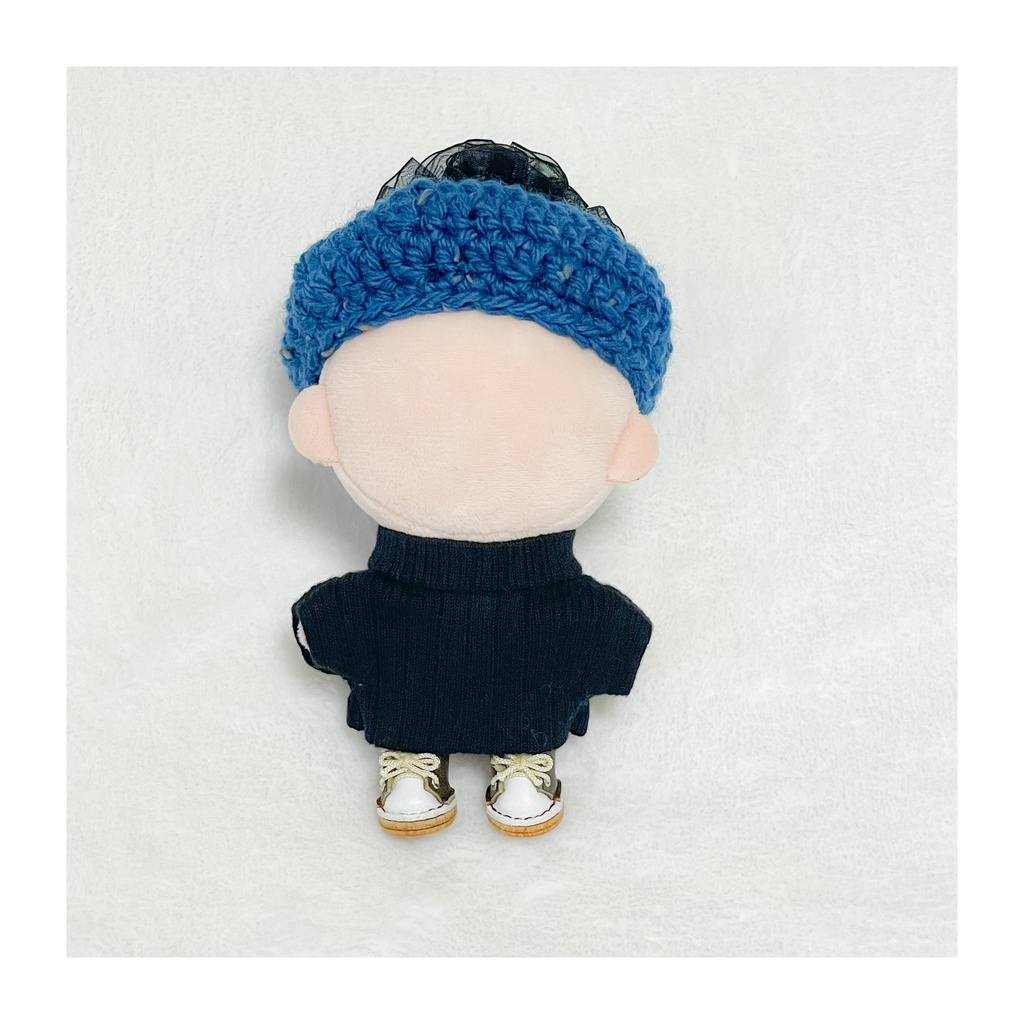 ポンポン付き ツイードベレー帽