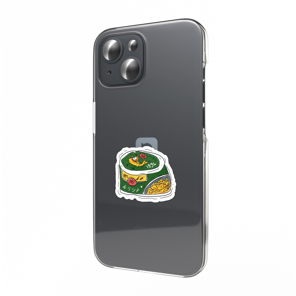 辛すぎて手に負えない!スパイシーツナ缶 スマホステッカー