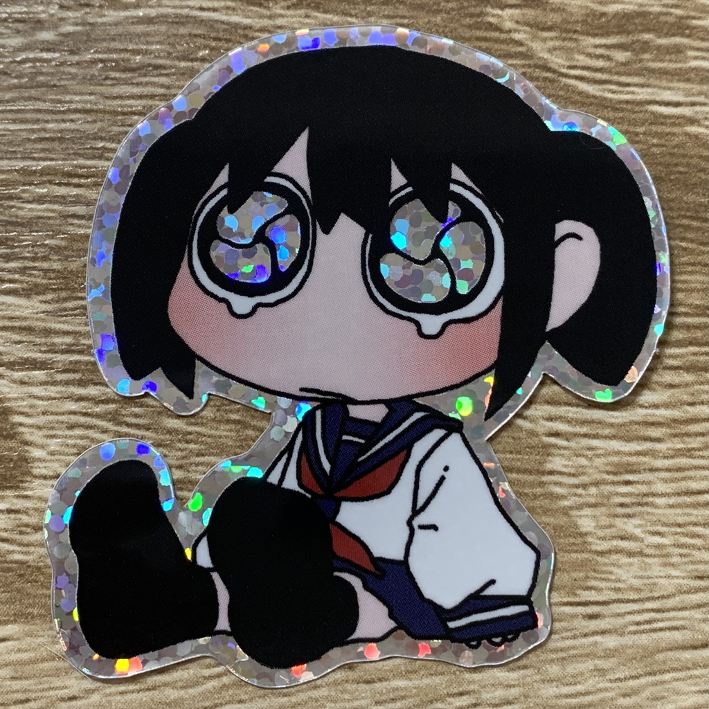 うるうるグリッターステッカー