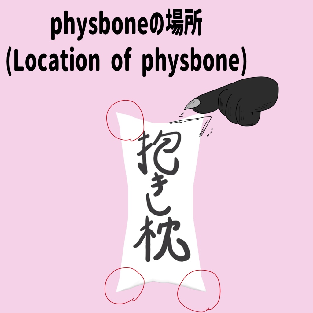 オリジナル3Dモデル「抱き枕アバター/Dakimakura Avatar」