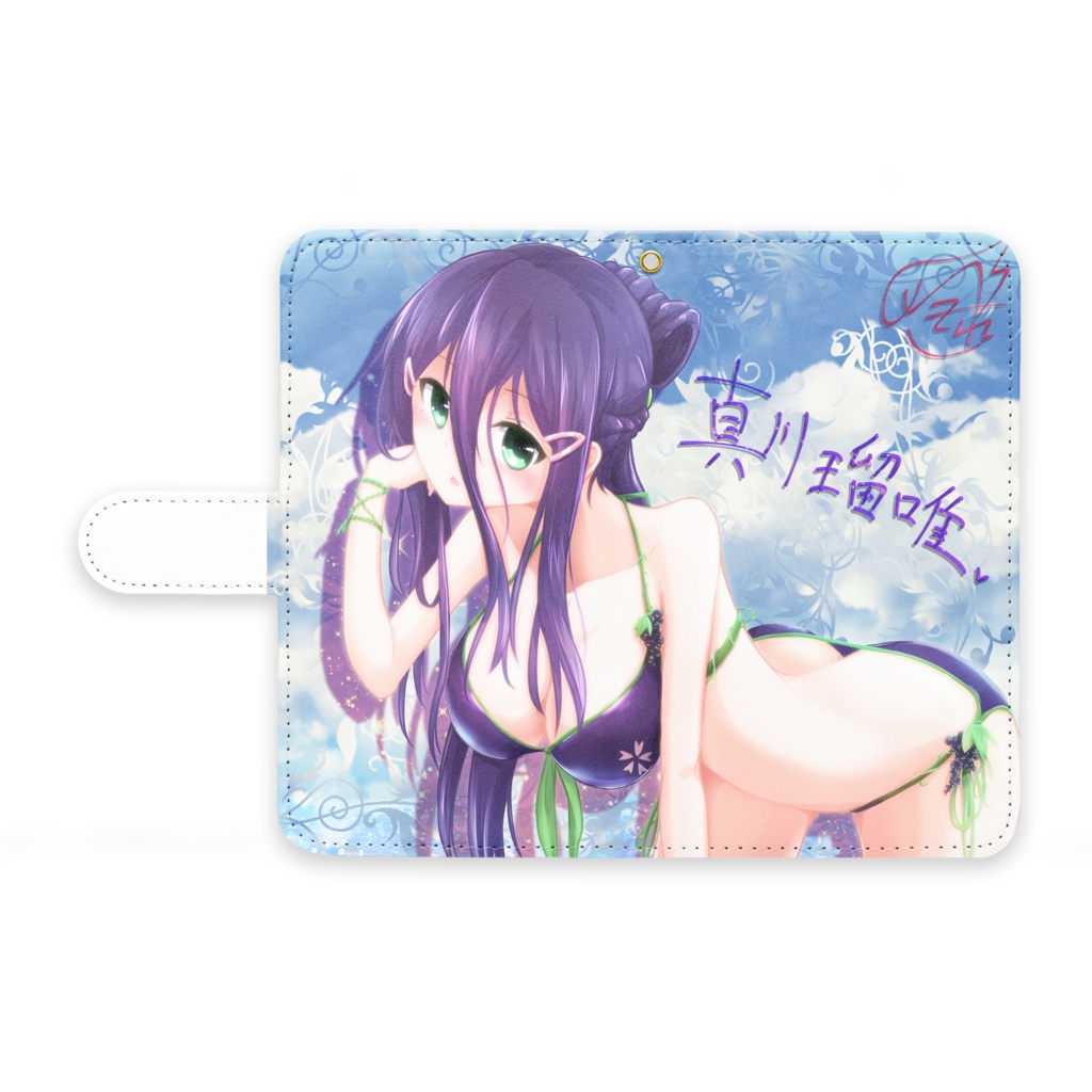 真川瑠唯水着ver手帳型スマホケース【Android】