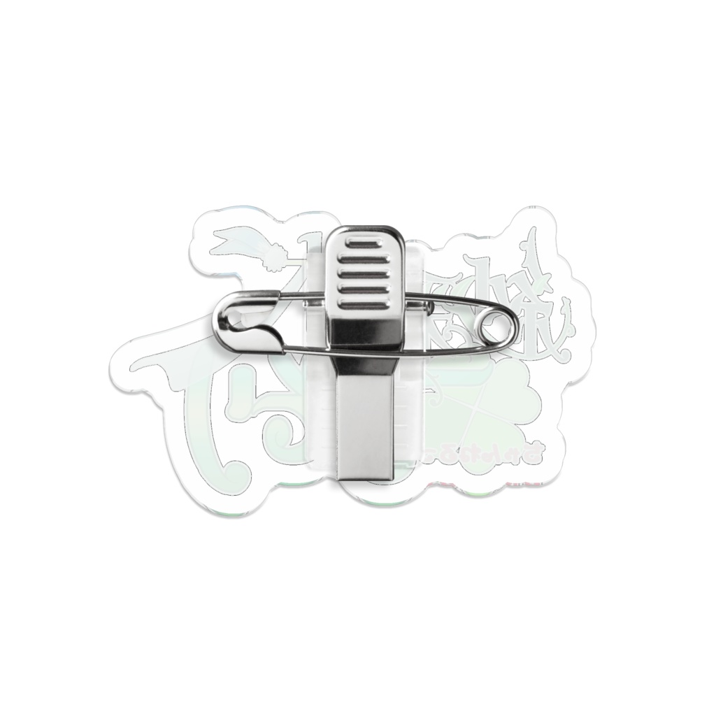 紗彩木ひそりネームロゴバッジ